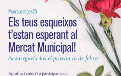 La Comissió de Corpus promou el cultiu del clavell amb una parada al Mercat Municipal